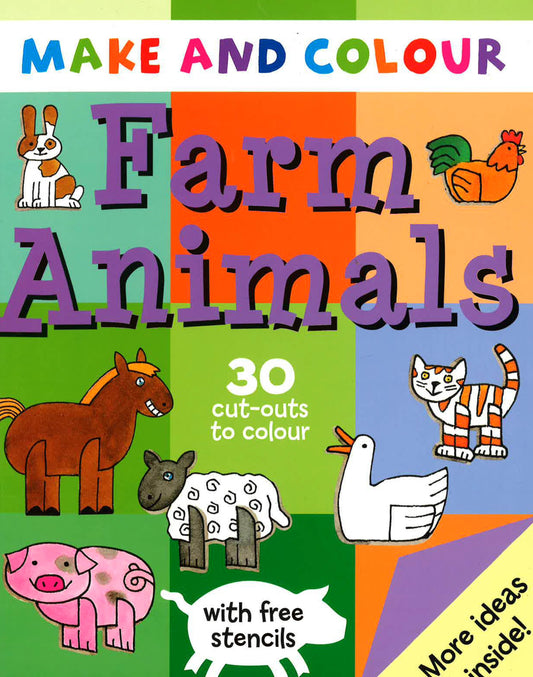 Make And Colour Farm Animals