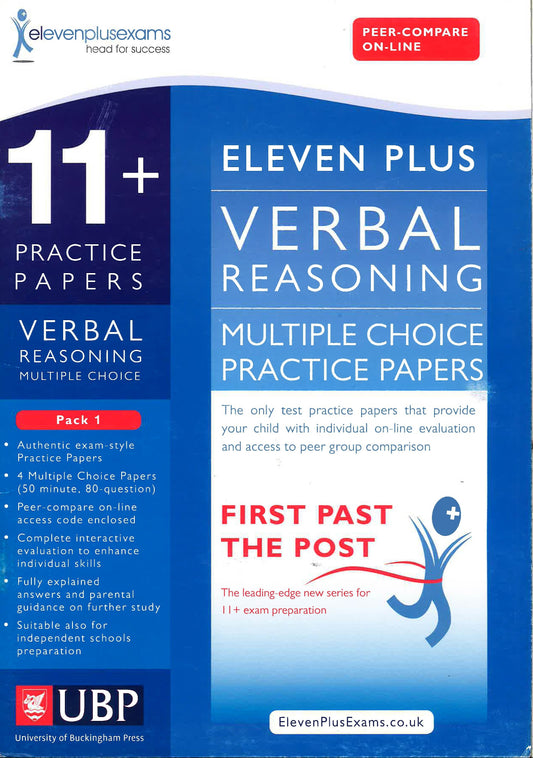 11 + Eleven Plus Verbal Reasoning Pack 1