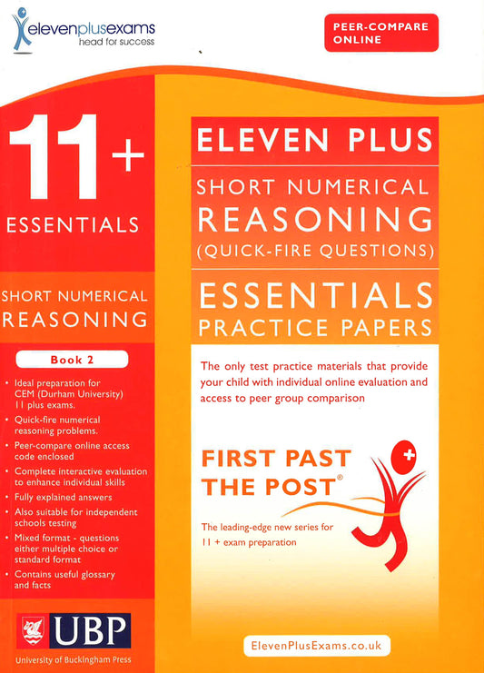 11 + Eleven Plus Short Numerical Reasoning - Book 2