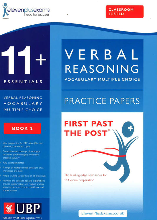 11 + Verbal Reasoning Vocab Mulitple Choice - Book 2