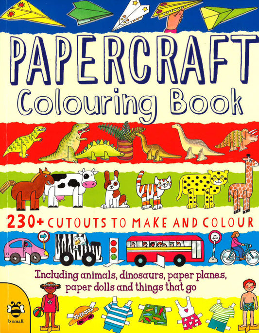 Papercraft Colouring Book