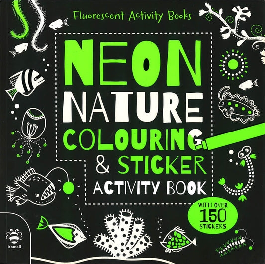 Neon Nature Colouring & Sticker Activity Book