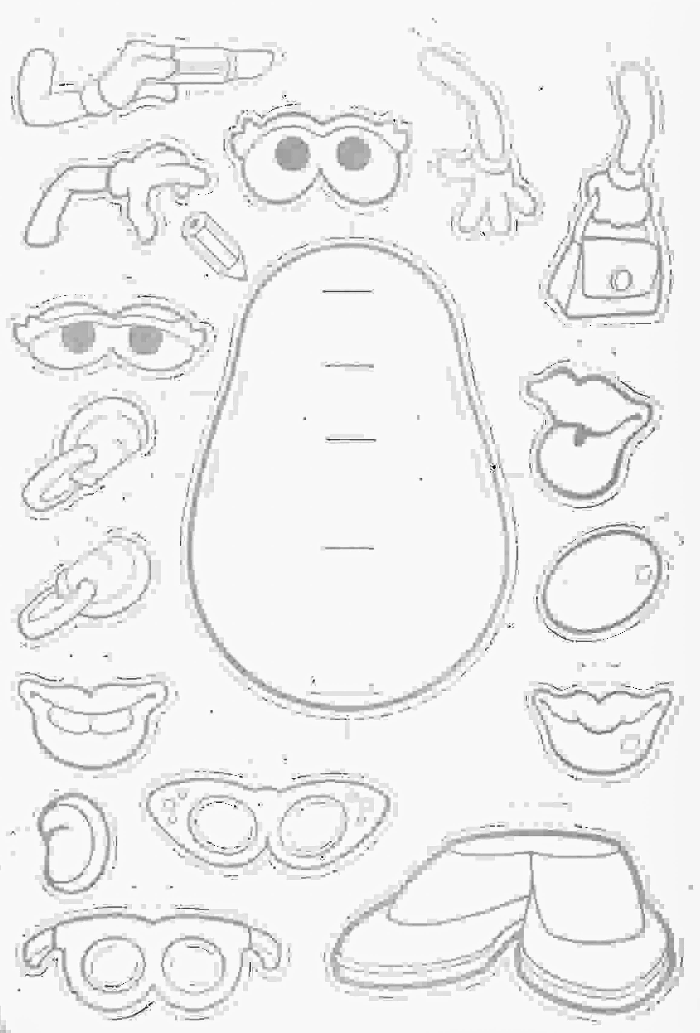 mr potato head: activity play book press-out, create and play