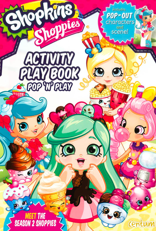 Shopkins Shoppies Press Out & Play Activity Book
