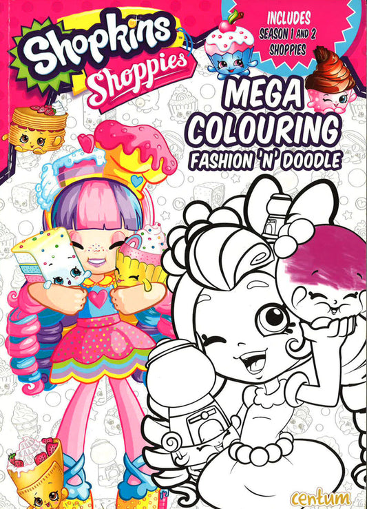 Shopkins Shoppies Mega Colouring Book