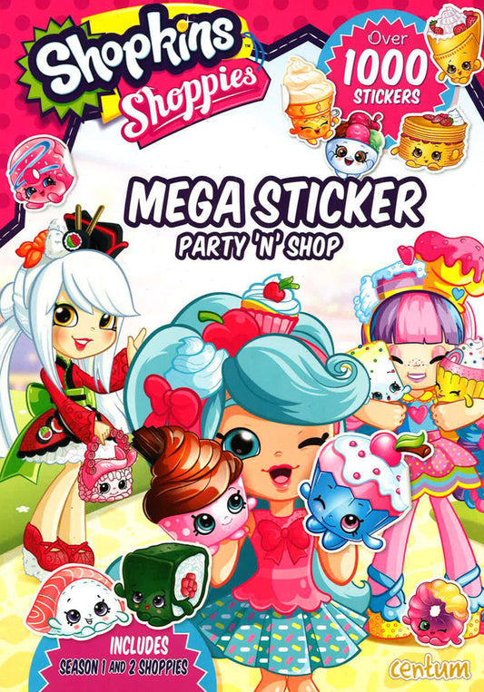Shopkins Shoppies Mega Sticker Book