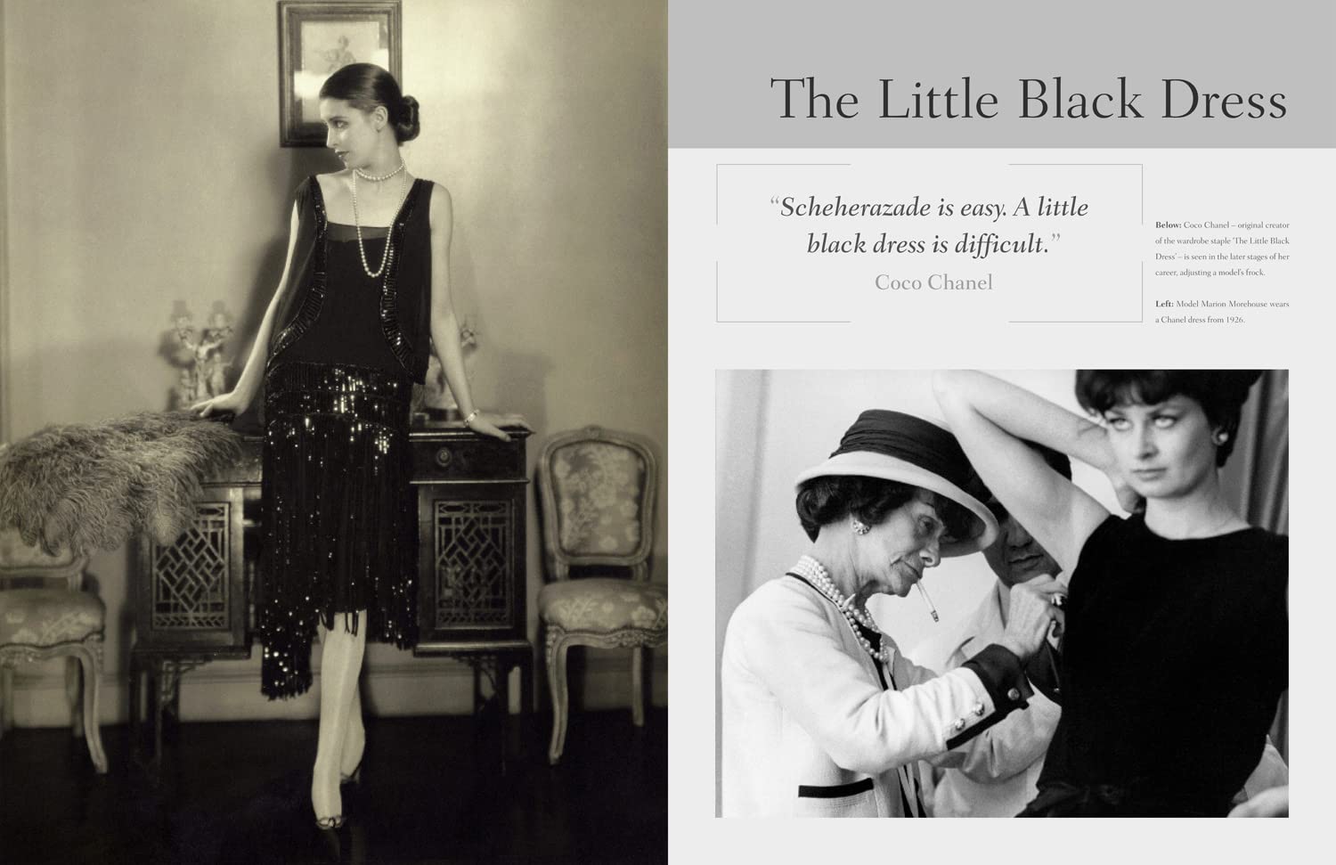 Coco Chanel First Little Black Dress HOT Coco Chanel Little Black