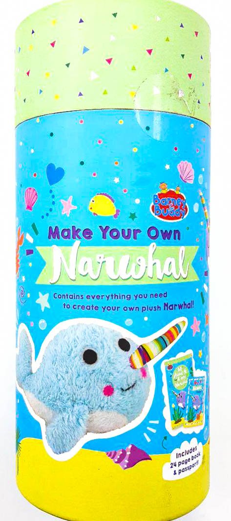 Make Your Own Plush With Book & Passport: Narwhal