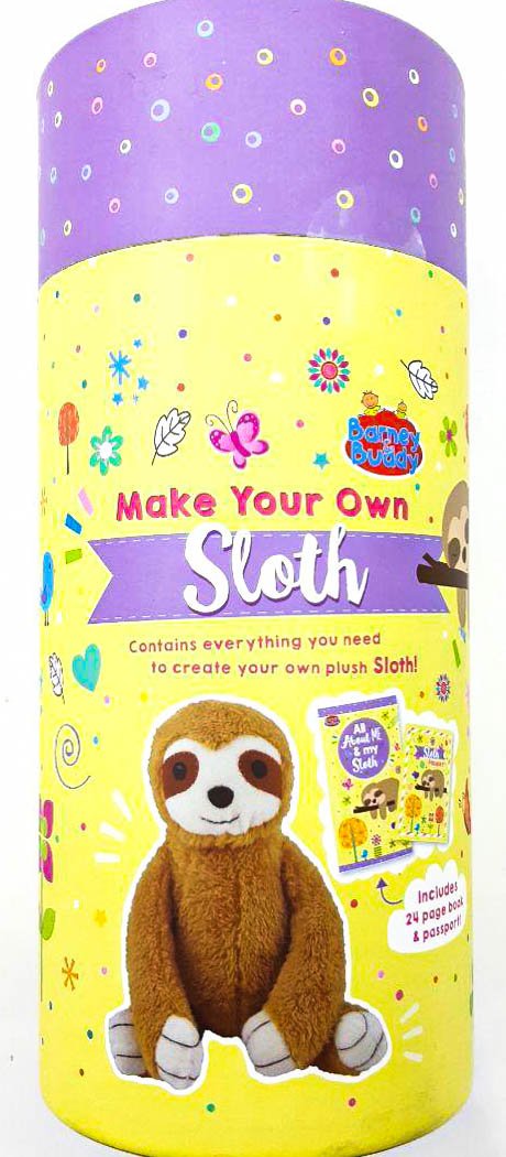 Make Your Own Plush With Book & Passport: Sloth