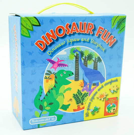 Book & Jigsaw Set: Dinosaur