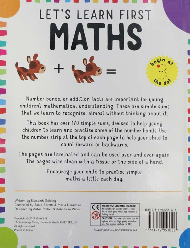 Let's Learn First: Maths – BookXcess