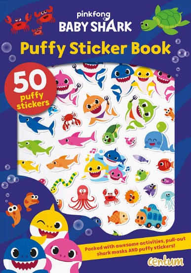 Baby Shark Puffy Sticker Book
