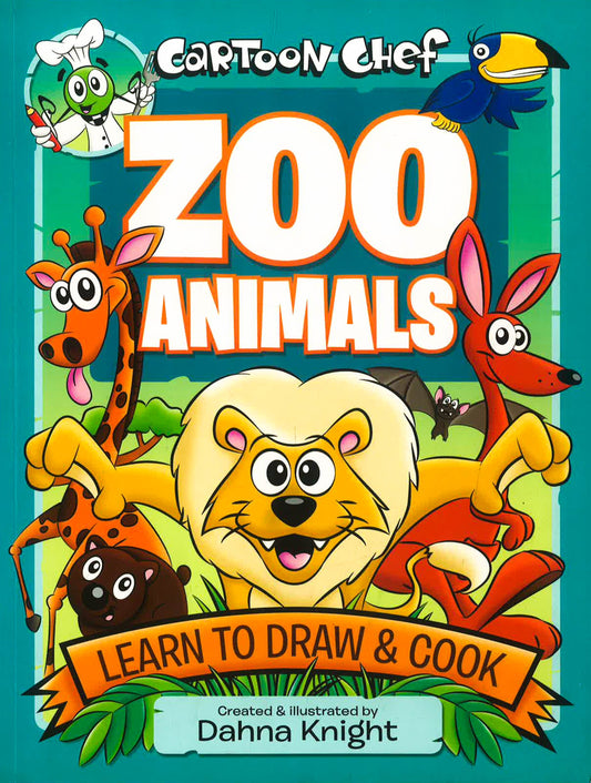 Cartoon Chef Zoo Animals: Learn To Draw And Cook