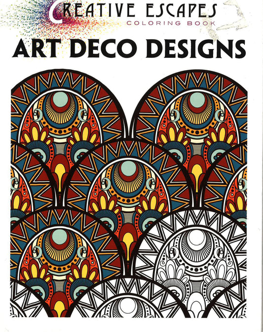 Creative Escapes Coloring Book: Art Deco Designs