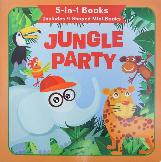 5 In 1 Books - Jungle Party