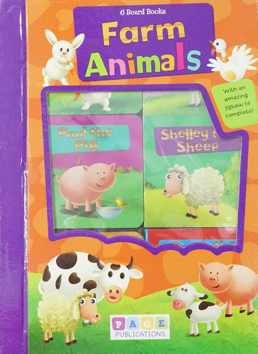 Farm Animals 6 Board Books
