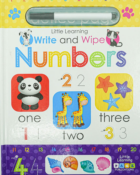 Little Learning Write And Wipe: Numbers