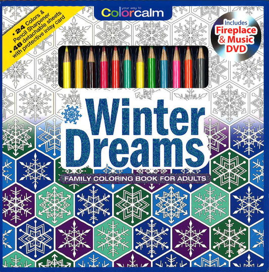 Winter Dreams Family Coloring Books For Adults