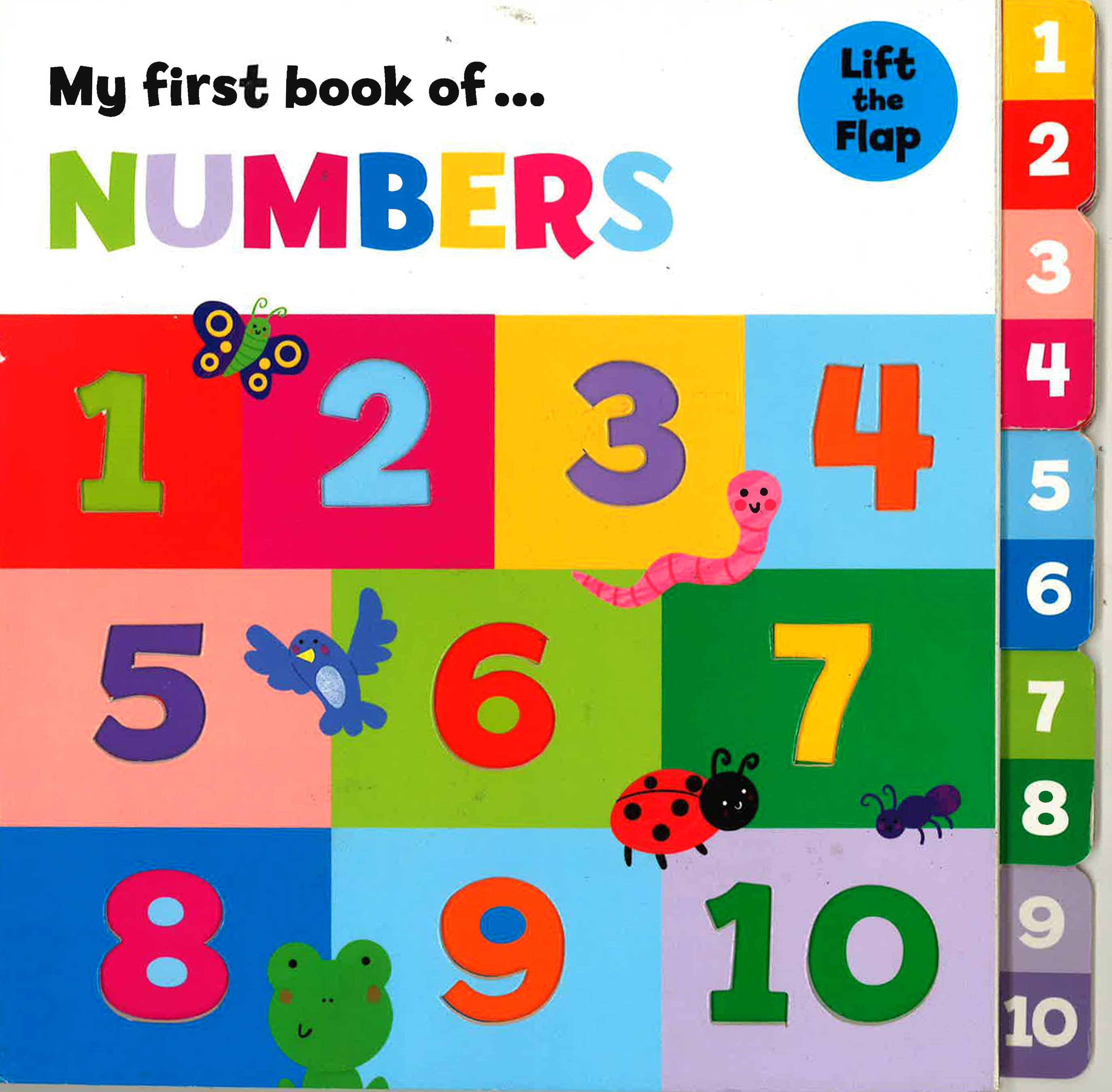 Basic Numbers Book My First Book Of Numbers Lift-The-Flap Tab Book – BookXcess