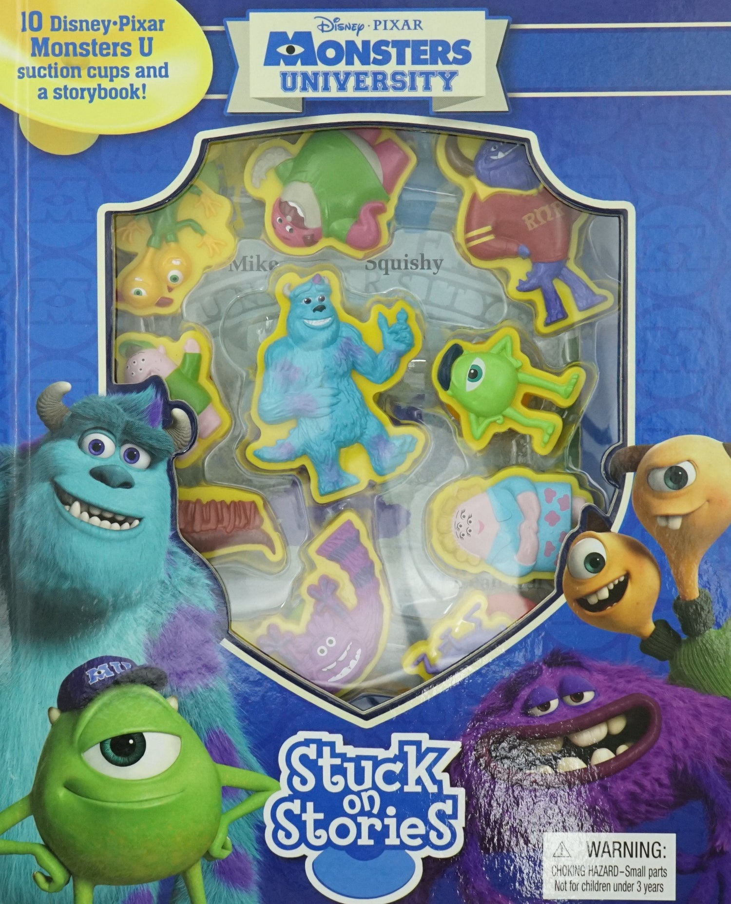 monsters inc face suction Disney Pixar Monsters University Stuck On Stories – BookXcess