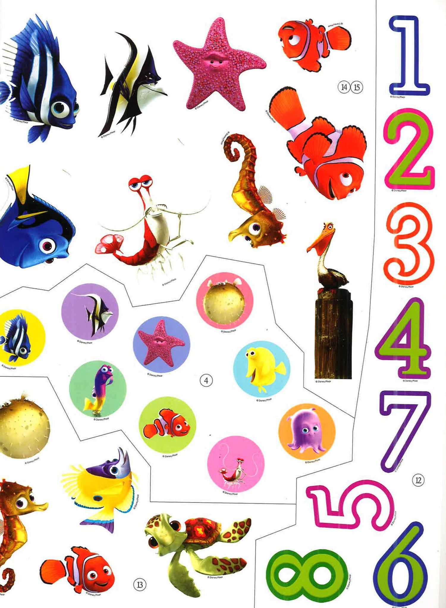 Nemo Sticker Chart Disney Pixar Finding Nemo Sticker Book Treasury And Activity – BookXcess