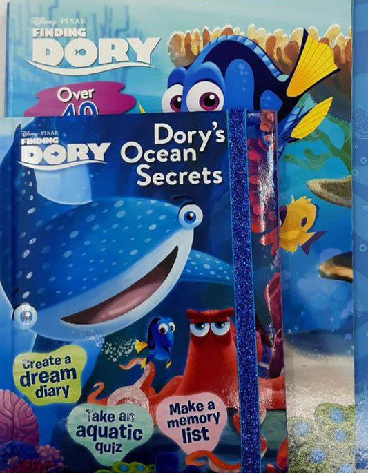 Finding Dory 5 Books Collection Pack In Zip Lock: Activity Sticker Colouring Story Book Fun