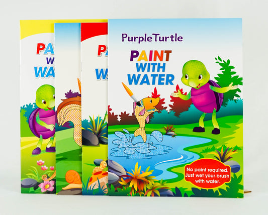 Purple Turtle: Paint With Water (Pack)