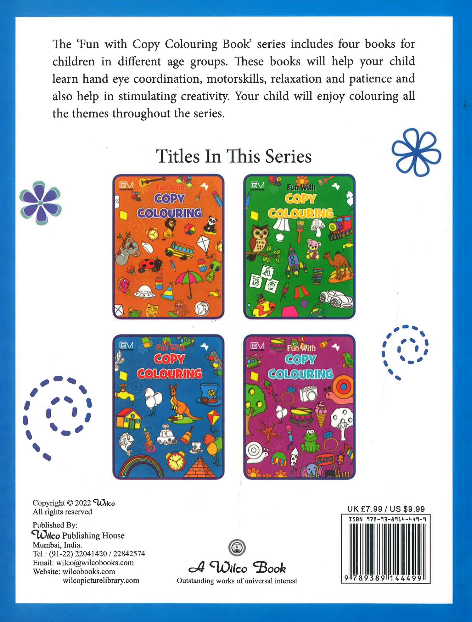 Colouring Book Copy Example Fun With Copy Colouring (Blue)* – BookXcess