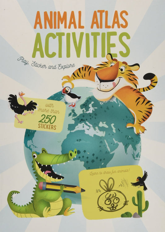 World Map Sticker Book: Animals