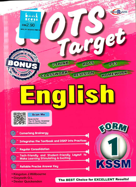 Hots Target English Form 1 Kssm