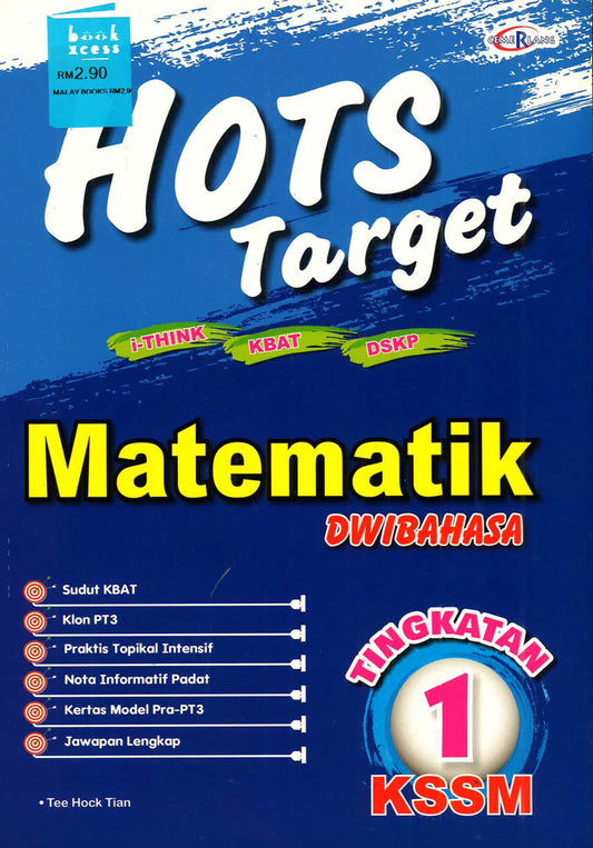 Hots Target Matematik Dwibahasa Tingkatan 1 Kssm