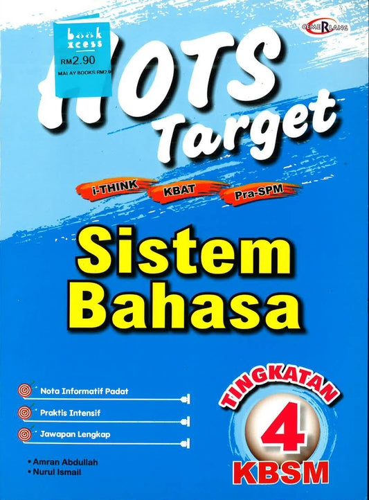 Hots Target Sistem Bahasa Tingkatan 4 KBSM