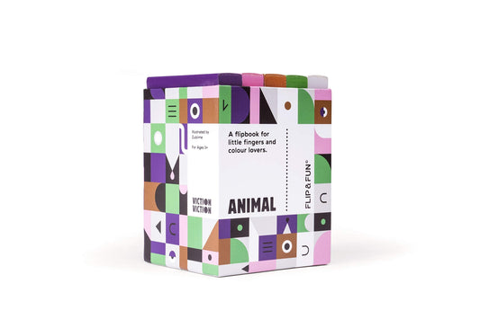 Flip&Fun: Animal Boxset: A Flipbook For Little Fingers And Colour Lovers