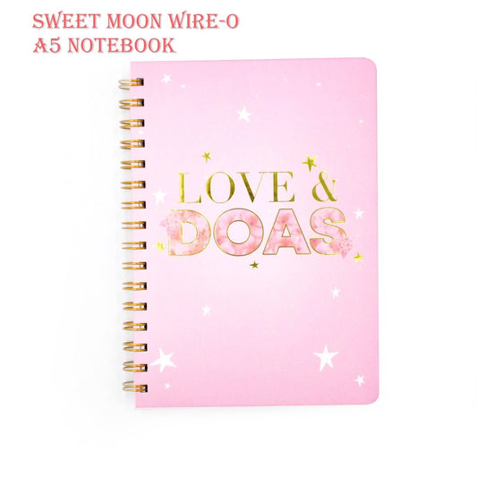 Sweet Moon Wire-O A5 Notebook