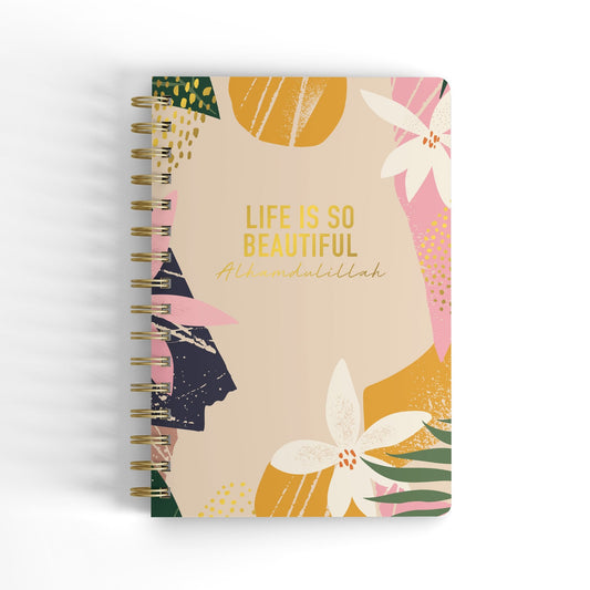 Life Is Beautiful Wire-O A5 Notebook