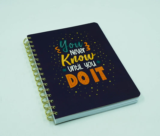 You Never Know Wire-O A5 Notebook