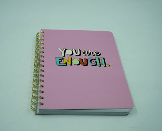 You Are Enough Wire-O A5 Notebook