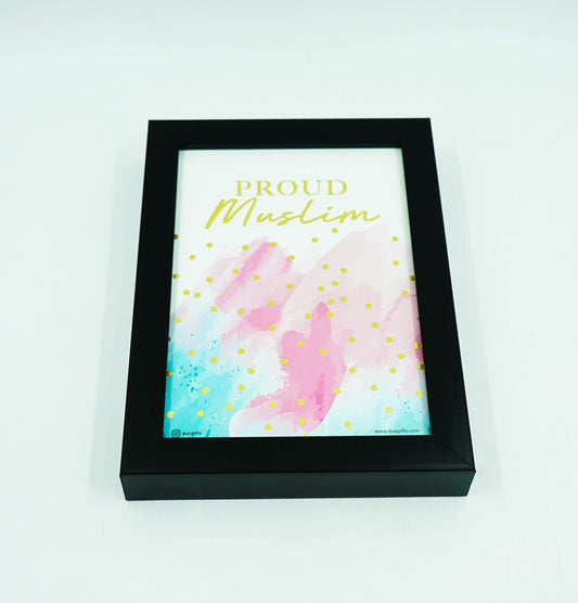 Proud Muslim Framed Print Art A5