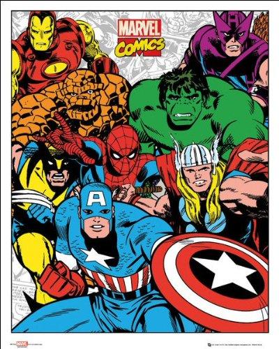 Marvel Group (Mini Poster 40X50Cm)