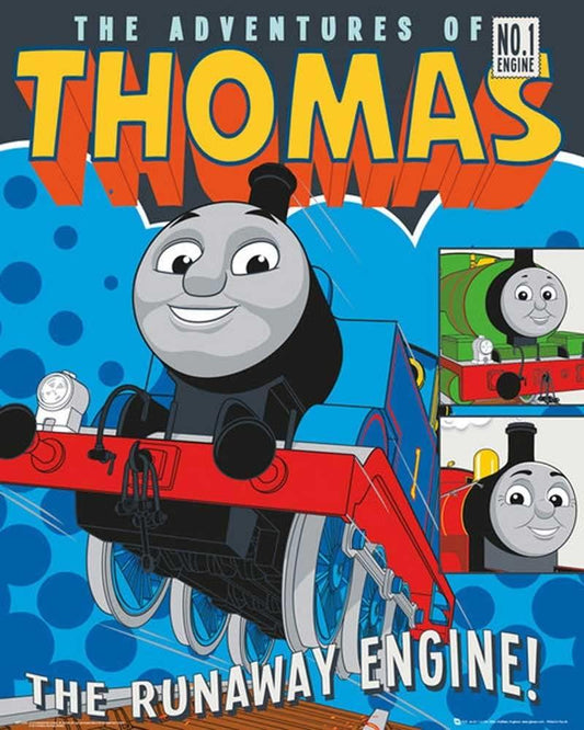 Thomas And Friend Runaway Engine (Mini Poster- 40X50Cm)
