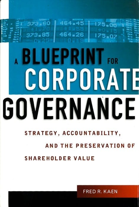 A Blueprint For Corporate Governance