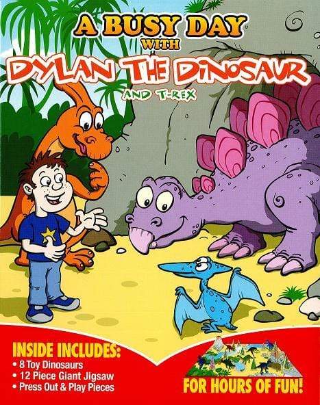 A Busy Day With Dylan The Dinosaur - Book And Jigsaw