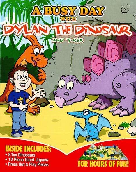 A Busy Day With Dylan The Dinosaur - Book And Jigsaw