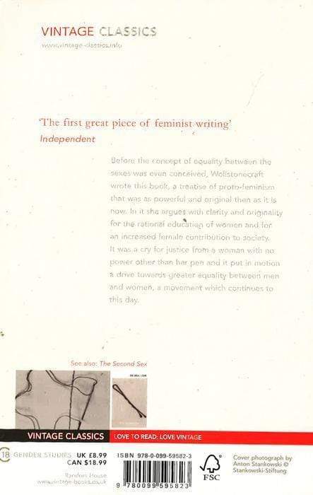 A Vindication Of The Rights Of Woman