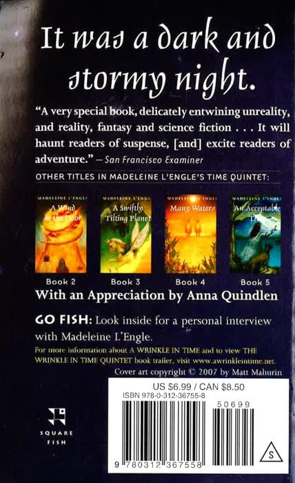 A Wrinkle in Time: Trade Book Grade 6