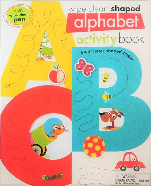 ABC Wipe-Clean Shaped Alphabet Activity Book