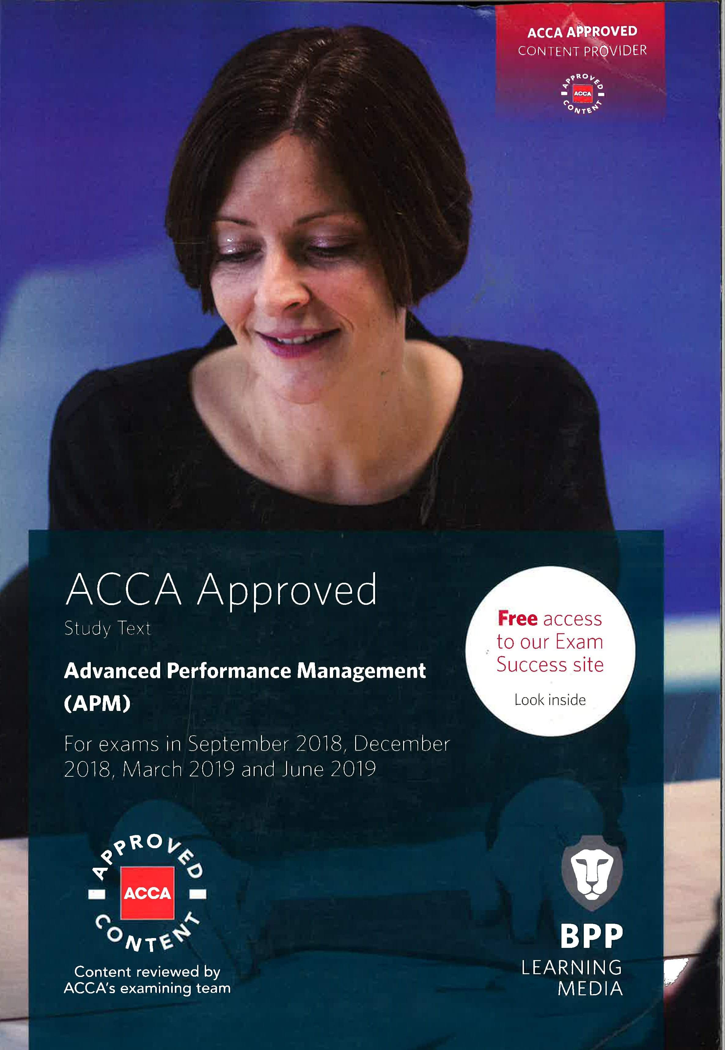 Acca Advanced Performance Management – BookXcess