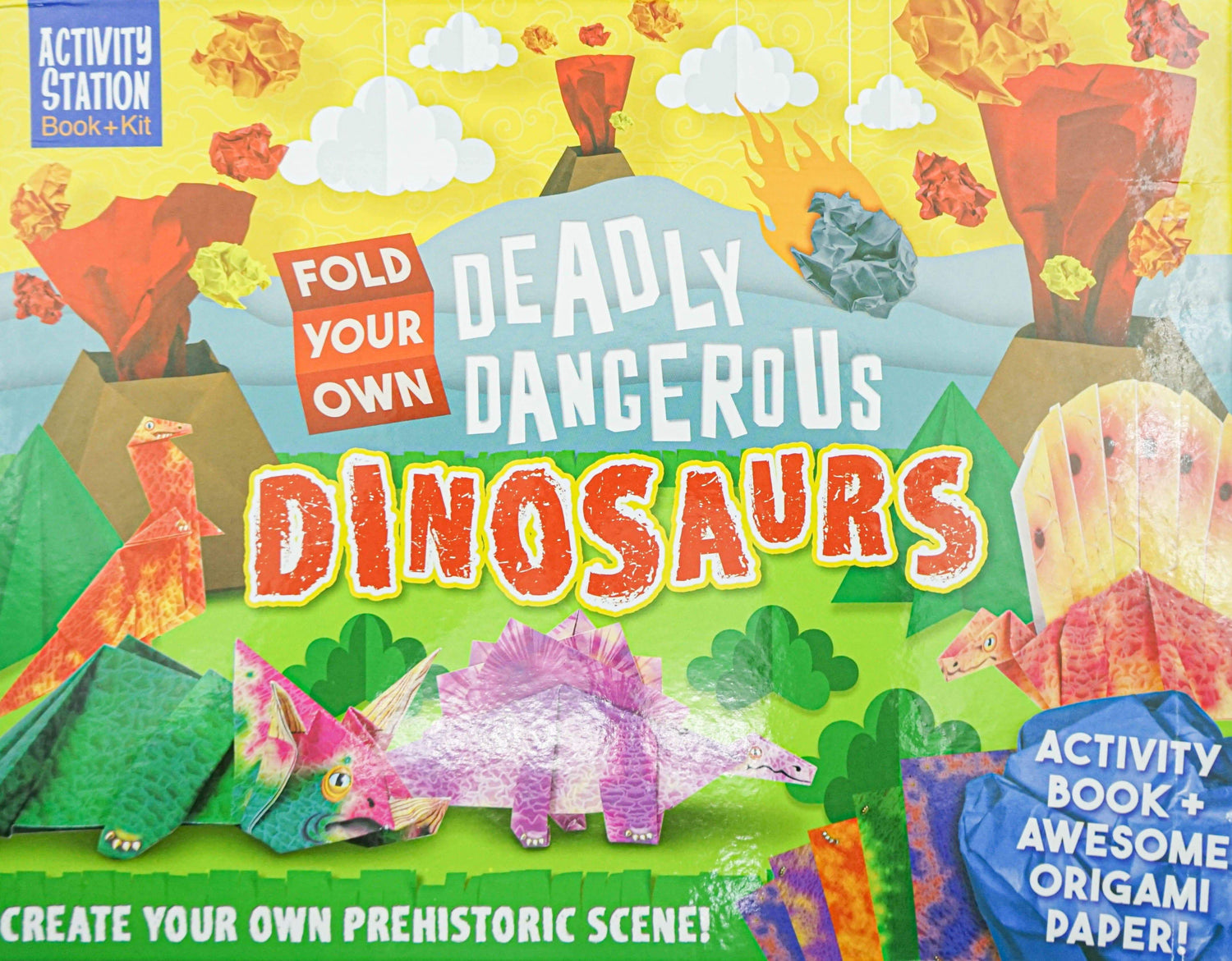 Activity Station: Fold Your Own Deadly Dangerous Dinosaurs