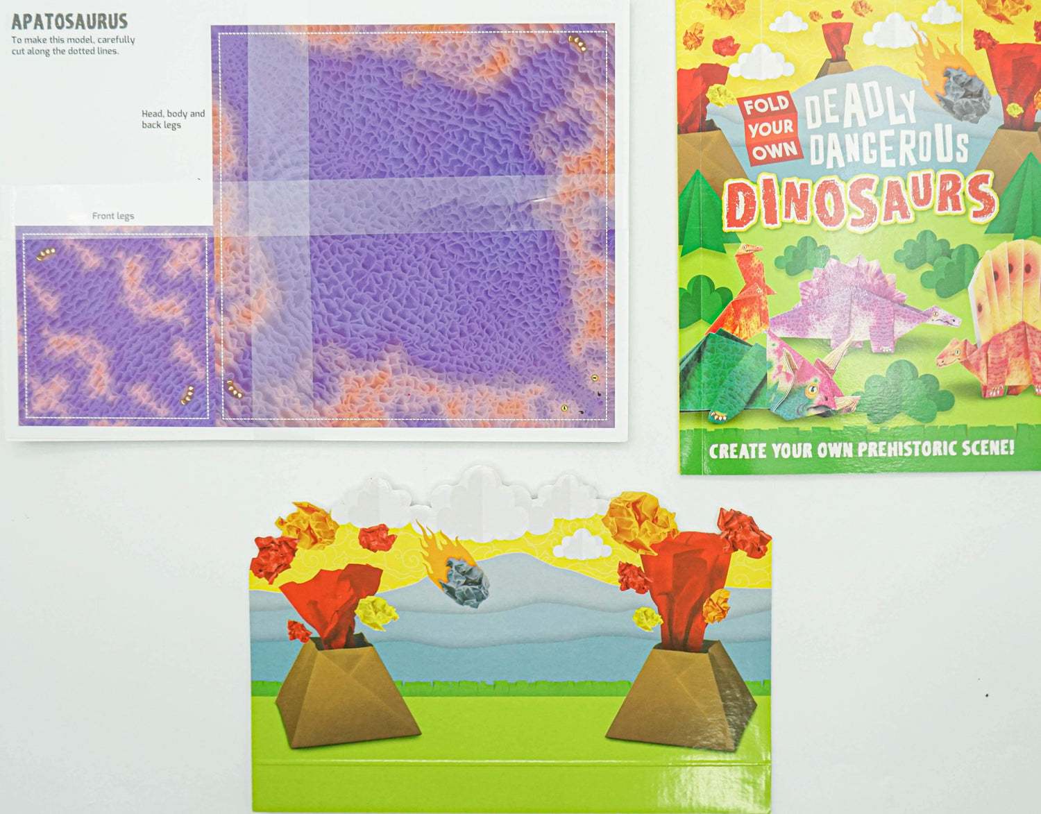 Activity Station: Fold Your Own Deadly Dangerous Dinosaurs
