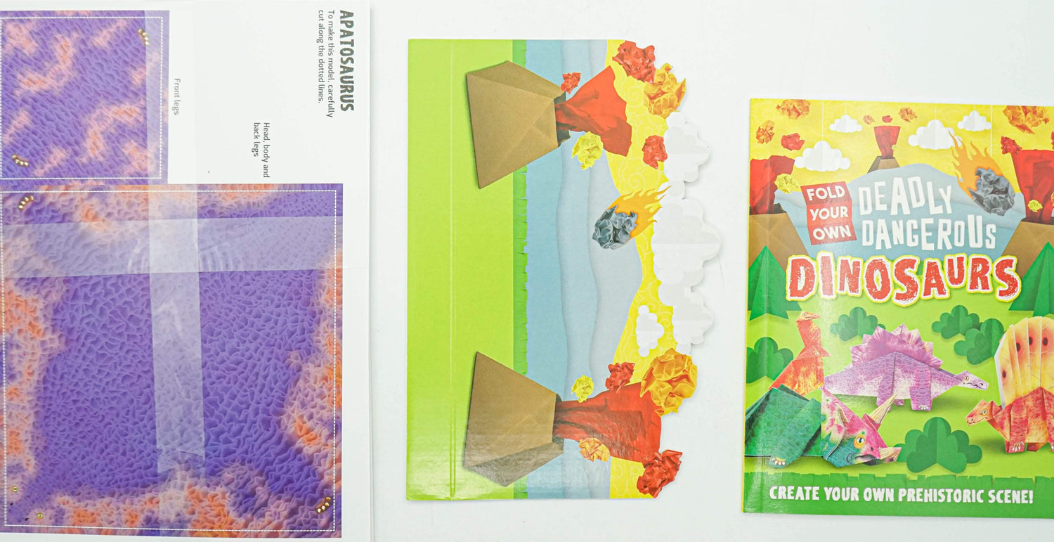 Activity Station: Fold Your Own Deadly Dangerous Dinosaurs